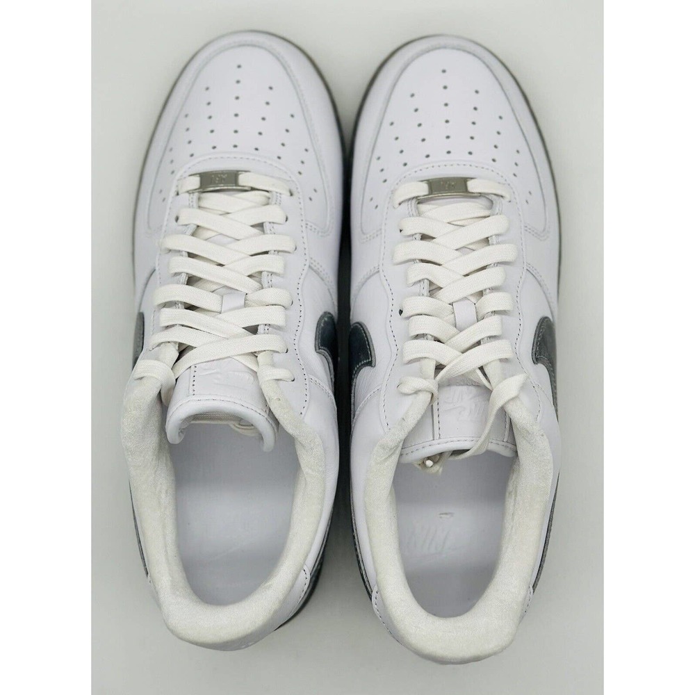 NEW Nike Air Force 1 '07 PRM Low AF1 Silver White DX3945-100 - Picture 5 of 7